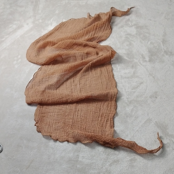 Bathing Suit Wrap Tan/Brown Skirt - Picture 4 of 6